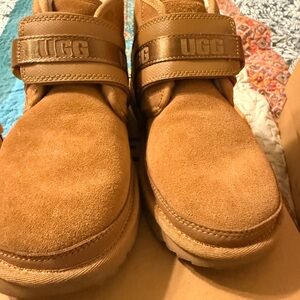 UGG Kids Brown Strap Boots